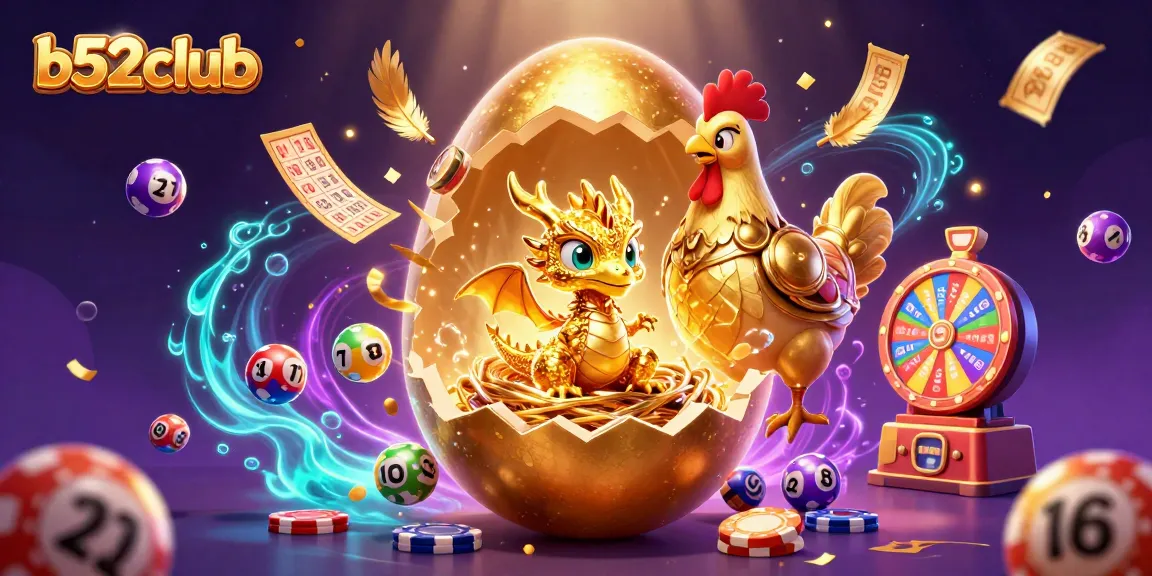 Engage in thrilling games at b52club with dynamic golden dragon and vibrant casino elements.