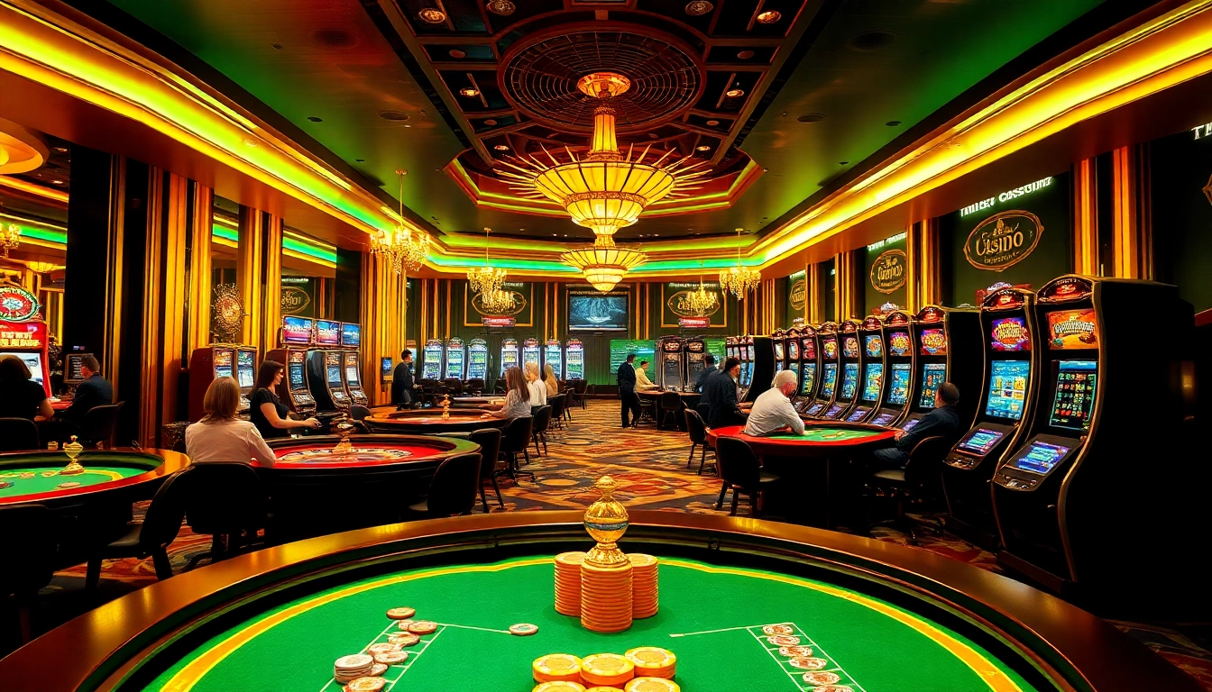 Experience the thrilling atmosphere of 789F casino, featuring vibrant games and luxury elements that enhance your gambling journey.
