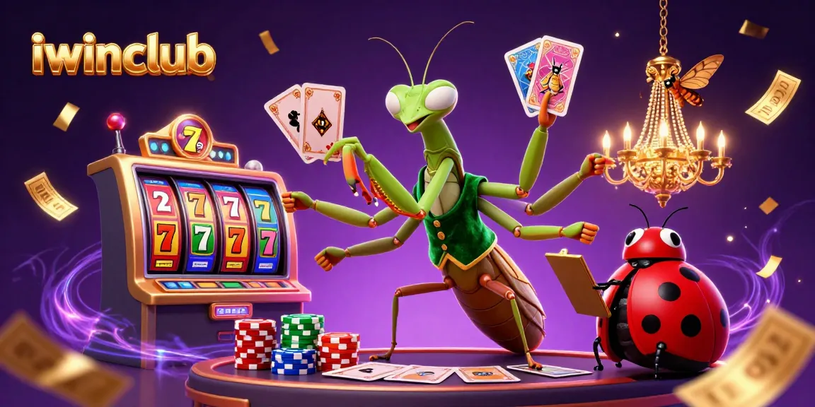 Celebrate your wins at iwinclub with an animated casino scene full of excitement and rich visuals.