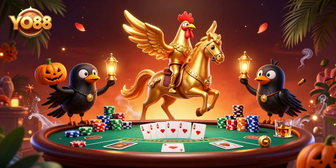 Experience the thrill of YO88 in a golden rooster casino adventure packed with exciting poker elements.