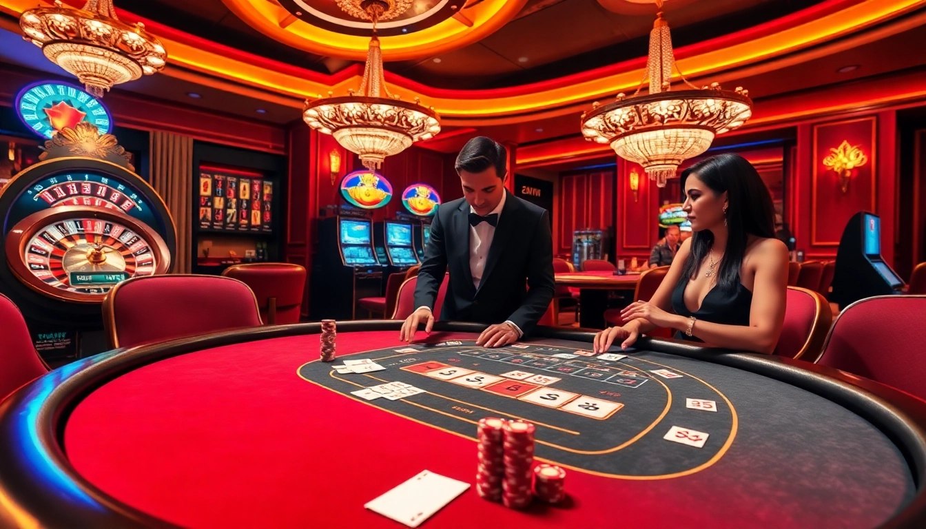 Watch players engaged in thrilling casino games at https://98win3h.io/, showcasing poker and roulette excitement.