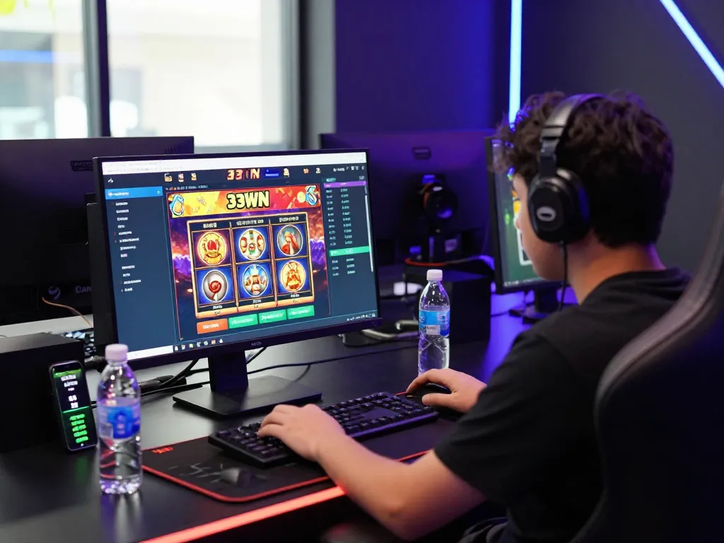 Exciting online gaming experience at 33WIN with a player engaged in betting activities.