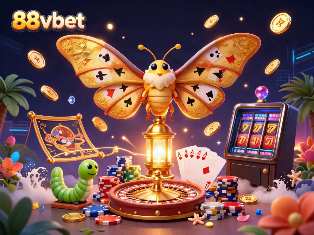 Experience thrilling gaming at 88vbet with vibrant casino visuals featuring classic games and rewards.