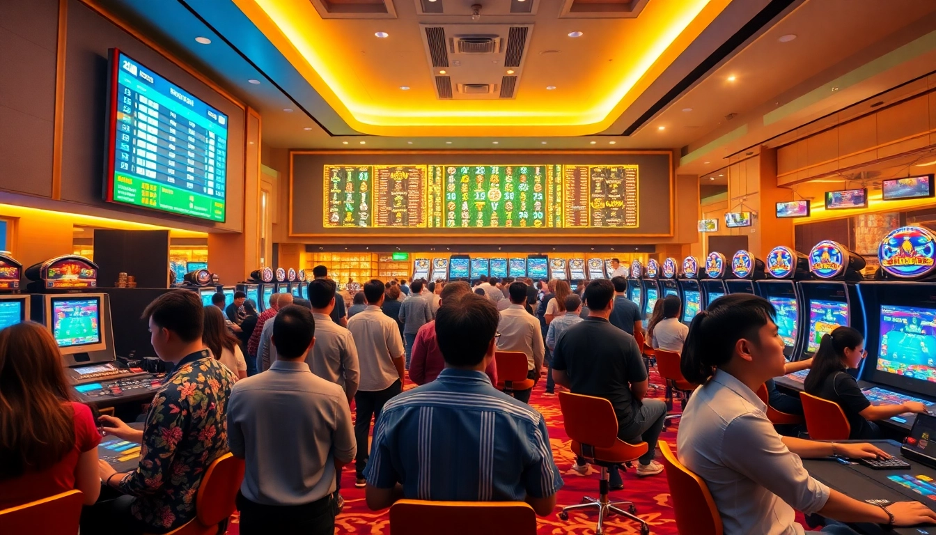 Experience the excitement of online gaming at tk88win.live with a vibrant digital casino atmosphere.