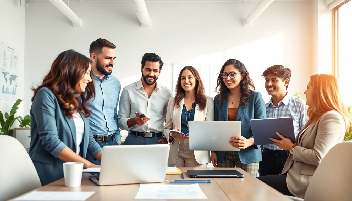 Register Utah LLC in a professional office with diverse entrepreneurs strategizing.