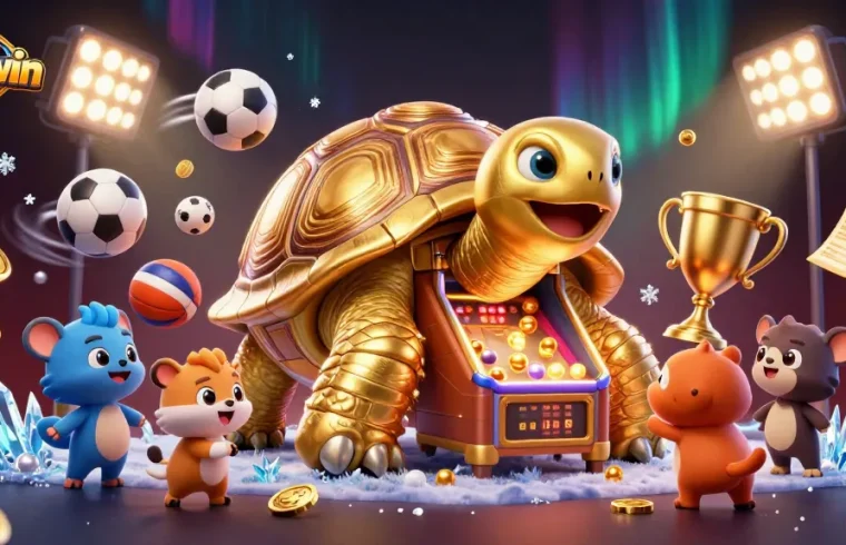 Engage with Sunwin's vibrant gaming universe featuring dynamic 3D characters and casino elements.